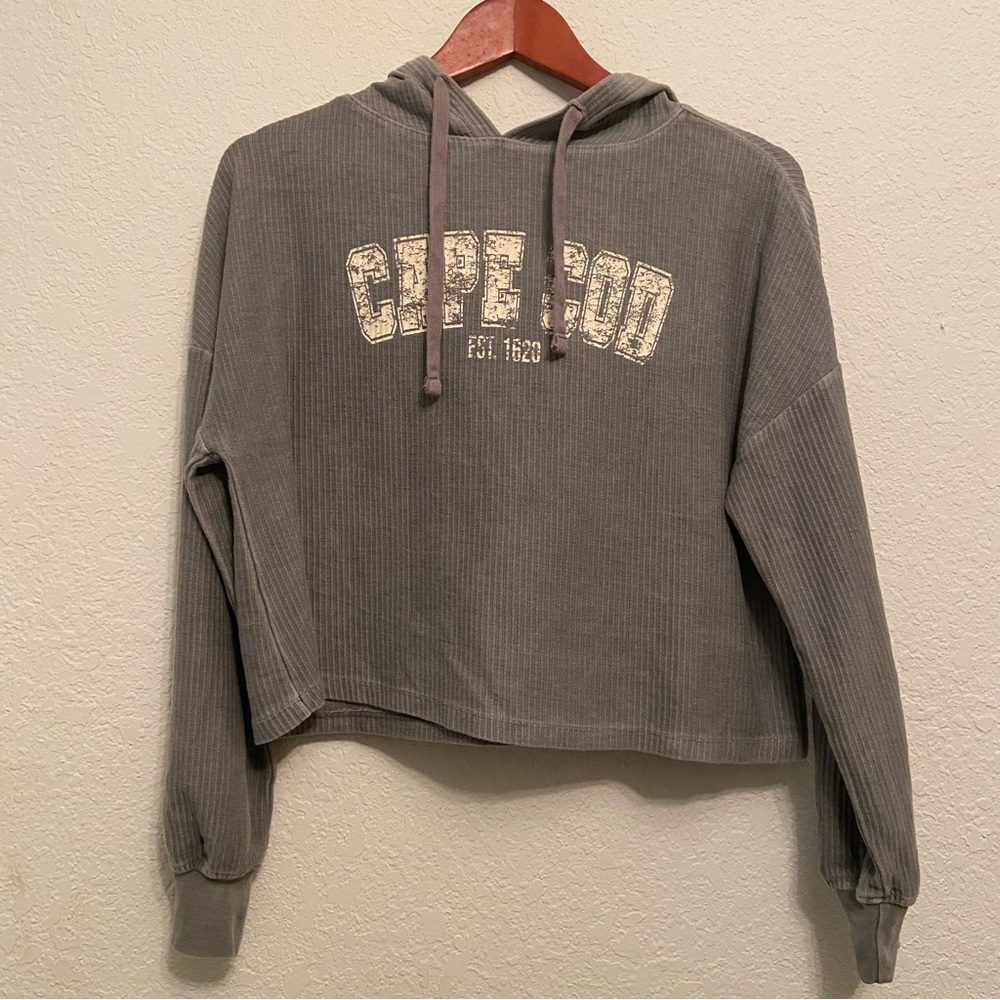 Gray Cape Cod Live Oak Women's Hoodie Sweater